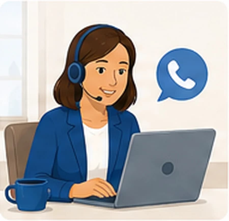 Licensed insurance agent offering Medicare help by phone